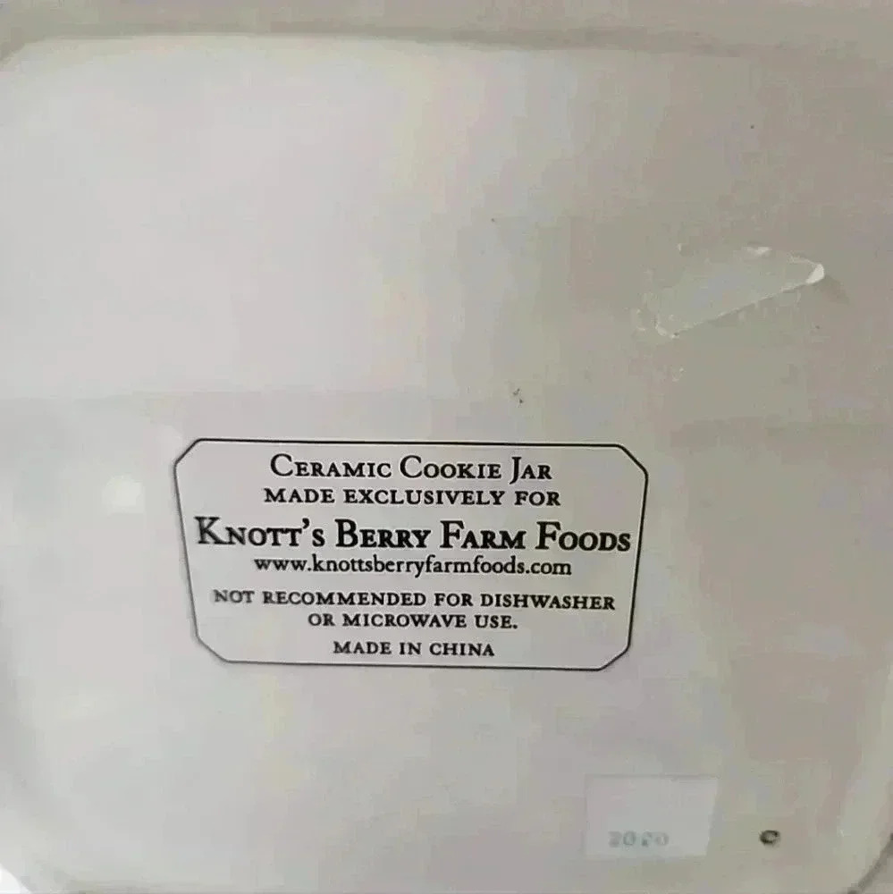 Knott’s Berry Farm Vintage Ceramic Cookie Jar Food Storage Container Good Cond. - Picture 7 of 7